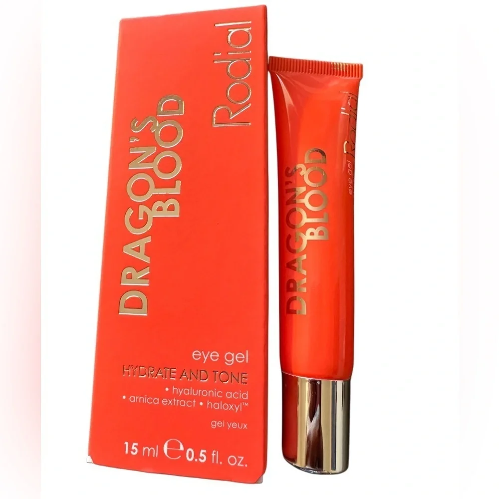 NIB DRAGON’S BLOOD EYE GEL HYALURONIC ACID ARNICA EXTRACT , BY RODIAL